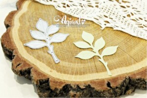 Metal Cutting Dies "Ash branch", AgiArt, Cutting Die Craft, Scrapbooking