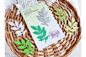 Metal Cutting Dies "Laurel branch", AgiArt, Cutting Die Craft, Scrapbooking