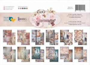 Scrapbooking Paper Set A4 "Deep Inside"