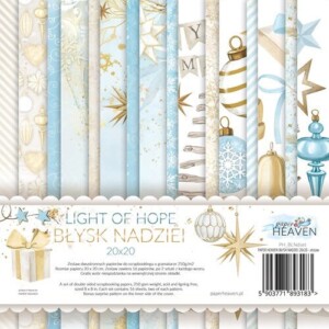Scrapbooking Paper Set 8×8 "Light of Hope" | Paper Heaven
