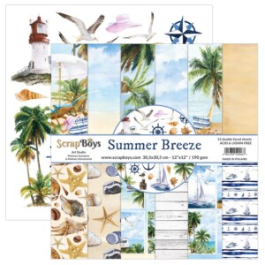 Scrapbooking Paper Pad 12×12 "Summer Breeze" | ScrapBoys