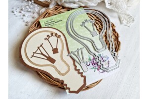 metal cutting die "lamp light no.1" (set of 6) | agiart