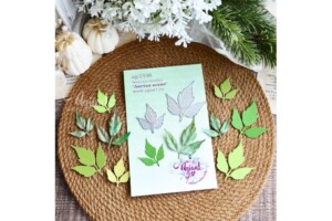 metal cutting die "ash leaves" | agiart | for scrapbooking & cardmaking