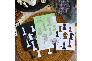 metal cutting die "chess" (set of 6) | agiart