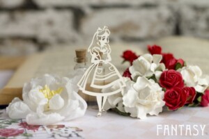 chipboard “alice 110” | fantasy | white beer board 1.15 mm | scrapbooking & cardmaking