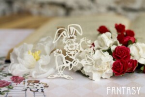 chipboard “alice 111” | fantasy | white beer board 1.15 mm | scrapbooking & cardmaking