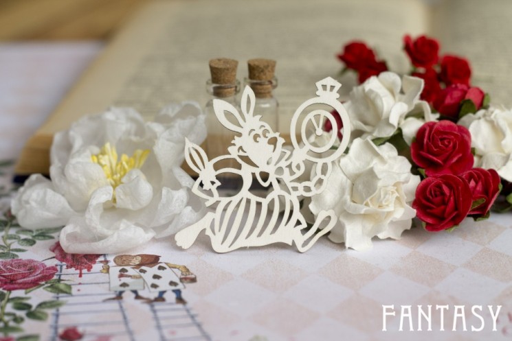 FCH-12113-main chipboard “alice 113” | fantasy | white beer board 1.15 mm | scrapbooking & cardmaking