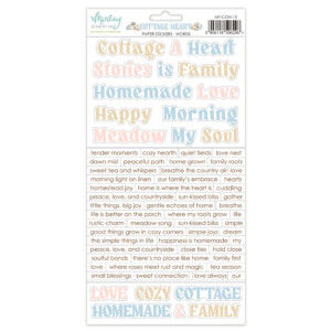 scrapbooking paper pad 8×8 “cottage heart” | mintay papers | 24 double sided papers, 250 gsm | scrapbooking & cardmaking
