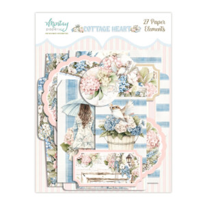 scrapbooking paper pad 8×8 “cottage heart” | mintay papers | 24 double sided papers, 250 gsm | scrapbooking & cardmaking