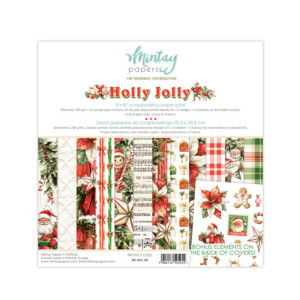 scrapbook paper | paper stickers 6×12 “holly jolly — elements” | mintay papers | scrapbooking & cardmaking