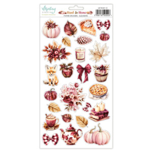 paper stickers 6×12 “rust & rose — words” | mintay papers | scrapbooking & cardmaking