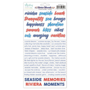 scrapbooking paper pad 12×12 “riviera moments” | mintay papers | 12 double sided papers, 250 gsm | scrapbooking & cardmaking
