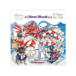 scrapbooking paper pad 12×12 “riviera moments” | mintay papers | 12 double sided papers, 250 gsm | scrapbooking & cardmaking