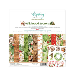 paper stickers 6×12 “words — words” | mintay papers | scrapbooking & cardmaking