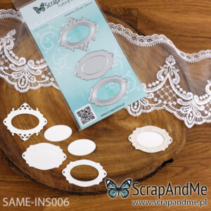 metal cutting die “branch & leaves same ins026” | scrapandme | set of 5 | scrapbooking & cardmaking