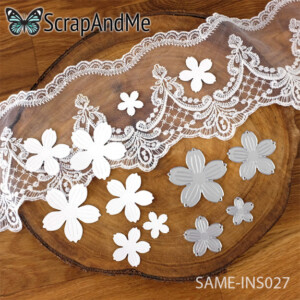 metal cutting die “branch & leaves same ins026” | scrapandme | set of 5 | scrapbooking & cardmaking