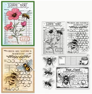 silicone stamp | bee transparent seal scrapbook painting tools | card making & scrapbook decoration