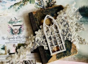 chipboard embellishment | small window | legends of the dragons | art of alchemy