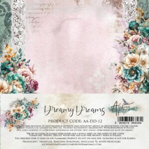 scrapbook paper pack | dreamy dreams | 15x15 cm | 24 sheets | art of alchemy