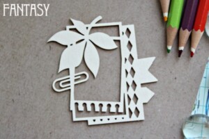 chipboard "notebook 1345" | fantasy | 1.5 mm natural eco board | scrapbooking & cardmaking