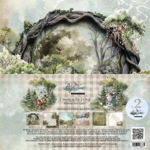 doubled paper collection set friends of the forest 30.5x30.5 cm | alchemy of art