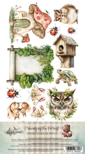 doubled extras to cut set friends of the forest | alchemy of art