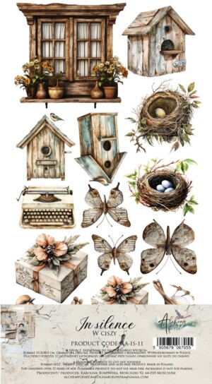 extras to cut set in silence 30.5x15 cm | alchemy of art