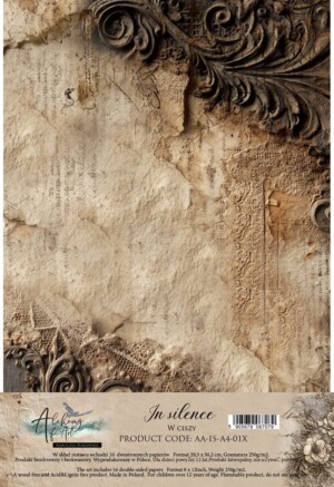 doubled paper collection set in silence a4 | alchemy of art