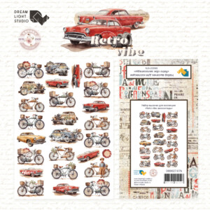 paper die cuts “retro vibe: bicycles” by dream light studio | scrapbooking & cardmaking