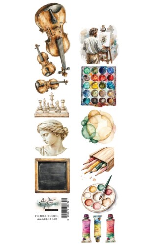 2x12 scrapbook paper | art | | 1 sheet | alchemy of art