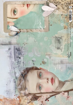 a4 rice paper for decoupage | art | 1 sheet | alchemy of art