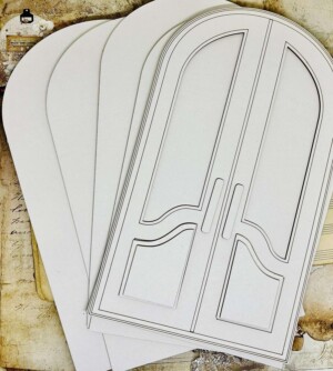 chipboard album base natural beauty | door 1 | 6 pages | 10.2x6.1 in | alchemy of art