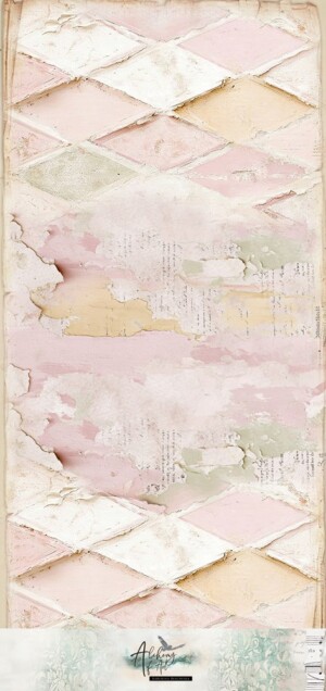 27.6x12.6 fabric album cover base | romantic boho | 1 piece | alchemy of art
