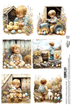 a4 rice paper for decoupage | spring 8 | 1 sheet | alchemy of art