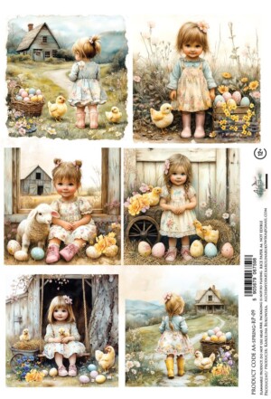 a4 rice paper for decoupage | spring 9 | 1 sheet | alchemy of art