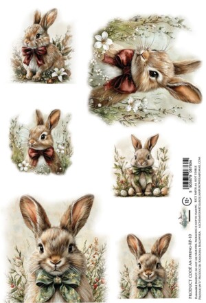 a4 rice paper for decoupage | spring 10 | 1 sheet | alchemy of art
