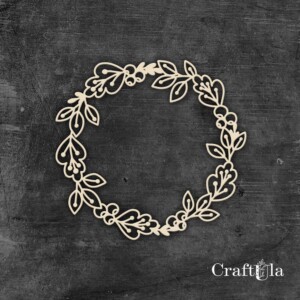 chipboard elements | frames 1124 | 2 pieces | 8,5x8,5x0,15 | craftula