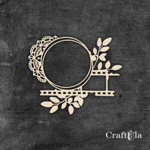 chipboard elements | frame 1477 | 1 pieces | 15x12x0,15 | craftula