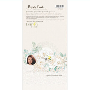 6x12 scrapbook paper pack | sentimental | 24 sheets | lemoncraft