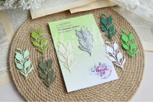 metal cutting die "spring shoot" for scrapbooking & cardmaking | 1 pieces | 66x32 mm | agiart