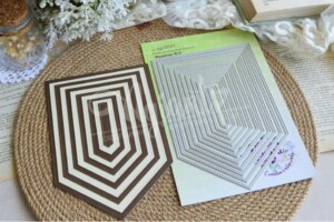 metal cutting die "stitched banner tags" for scrapbooking & cardmaking | 11 pieces | 58x10 mm to 185x120 mm | agiart