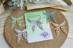metal cutting die "fairy wings" for scrapbooking & cardmaking | 1 pieces | 72x56 mm | agiart