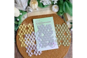 metal cutting die "vintage lace background die" for scrapbooking & cardmaking | 1 pieces | 106x73 mm | agiart
