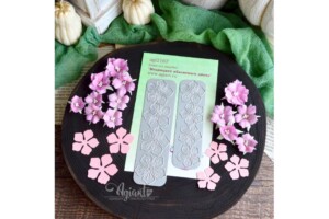 metal cutting die "apple blossom flowers & panels dies set" for scrapbooking & cardmaking | 1 pieces | 27x27 mm to 127x37 mm | agiart