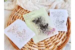 clear stamp set ""wing sweep | 1 pieces | 90x57 mm | agiart