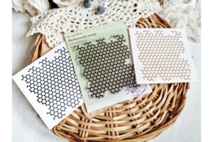 clear stamp set ""perfocard background | 1 pieces | 95x80 mm | agiart