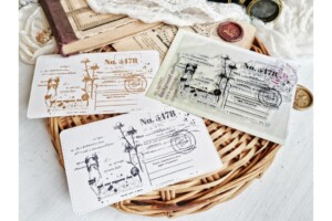 clear stamp set ""keep safe | 1 pieces | 123x75 mm | agiart