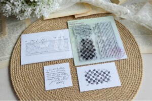 clear stamp set ""background no.1 | 3 pieces | 50x44 mm to 110x48 mm | agiart