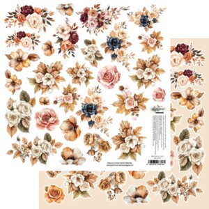 12x12 scrapbook paper | lovely autumn | 1 sheet | alchemy of art