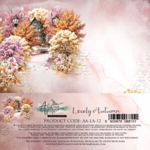 6x6 scrapbook paper pack | lovely autumn | 24 sheets | alchemy of art